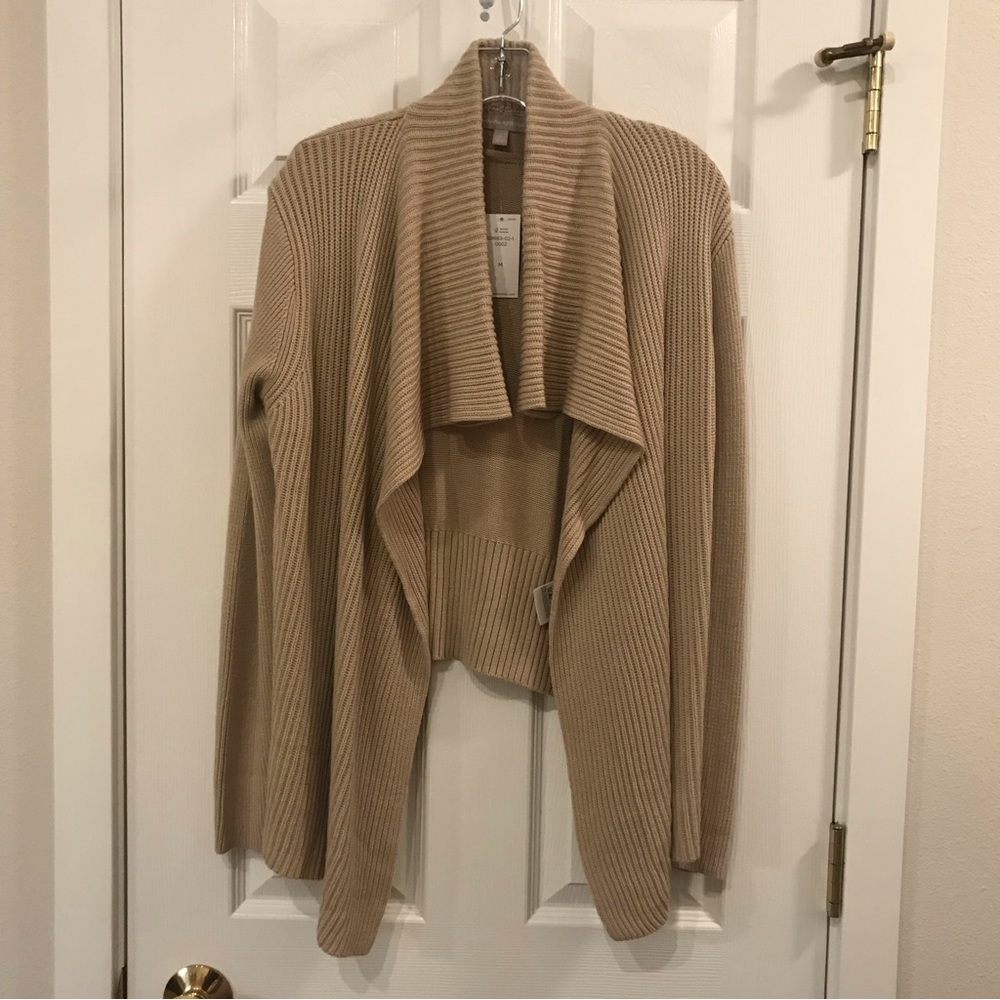 Women’s Banana Republic Merino Wool High-Low Open Cardigan